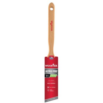 Wooster 4153-1-1/2 Paint Brush, 1-1/2 in W, 2-7/16 in L Bristle, Nylon Bristle, Sash Handle