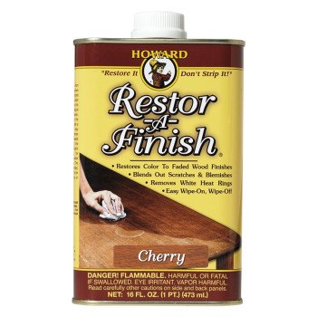 Howard RF9016 Wood Restorer, Cherry, Liquid, 16 oz, Can