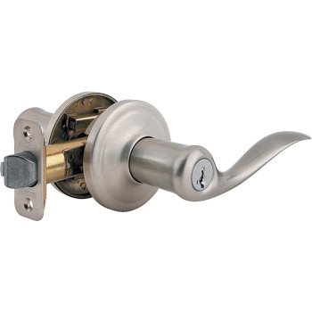 Kwikset Signature Series 740TNL 15SMTCP Entry Lever, Satin Nickel, Zinc, Residential, Re-Key Technology: SmartKey