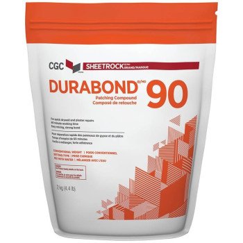 USG Durabond 90 380381 Drywall Compound, Natural, 2 kg