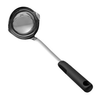 Good Grips 11283400 Ladle, 11.9 in OAL, Stainless Steel, Polished