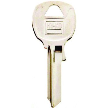 Hy-Ko 11010NA12 Key Blank, Brass, Nickel, For: National Cabinet, House Locks and Padlocks