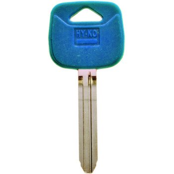 Hy-Ko 13005TR47PB Key Blank, Brass/Plastic, Nickel, For: Toyota Vehicle Locks