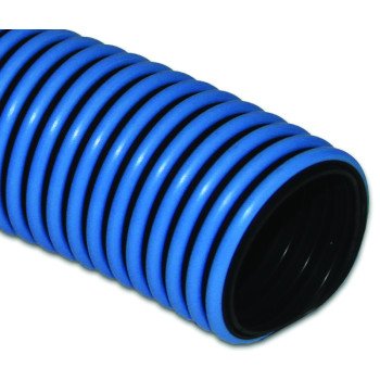 UDP T32005001/RPSP Pool Vacuum Hose, 1-1/4 in ID, 50 ft L, Polyethylene, Black/Blue