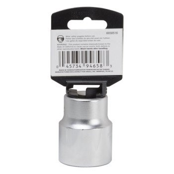 Vulcan MT-SS6040 Drive Socket, 1-1/4 in Socket, 3/4 in Drive, 12-Point, Chrome Vanadium Steel, Chrome