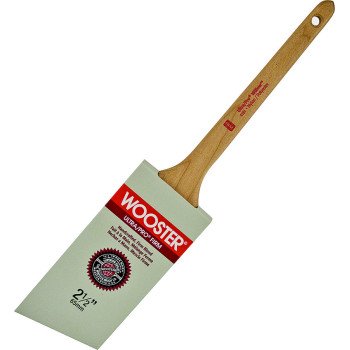 Wooster 4181-2 1/2 Paint Brush, 2-1/2 in W, 2-11/16 in L Bristle, Nylon/Polyester Bristle, Sash Handle