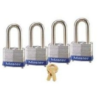 3QLF PADLOCK LAMI. 4/PK KA    