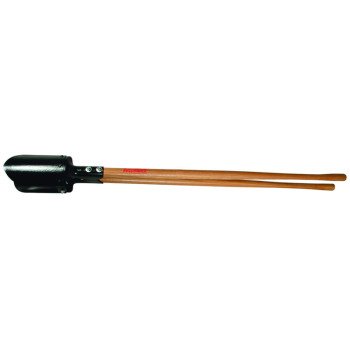 Razor-Back 78005 Post Hole Digger with Handle, 11-1/2 in L Blade, Riveted Blade, HCS Blade, Hardwood Handle