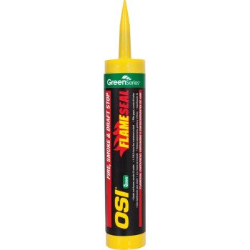 OSI 1390035 Fire Smoke and Draft Stop Sealant, Brick Red, 45 to 90 deg F, 10 oz Cartridge