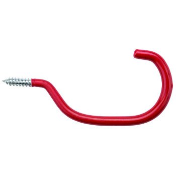 National Hardware V2158 N188-007 Bicycle Hook, 40 lb, Over-The-Door Mounting, Steel, Red