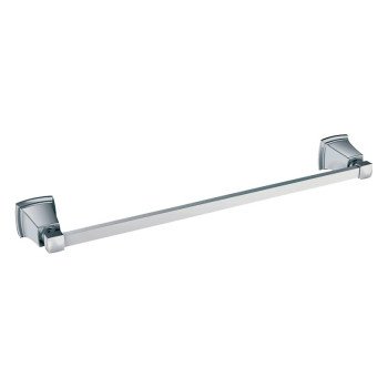 Moen Y3218CH Towel Bar, 18 in L Rod, Aluminum, Chrome, Surface Mounting