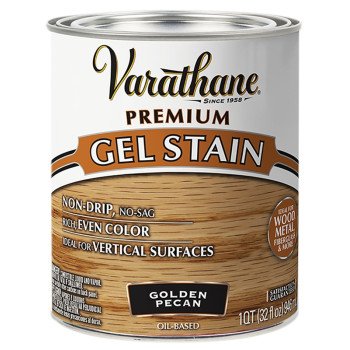 Varathane 358304 Premium Stain, Golden Pecan, Gel, Paste, 1 qt