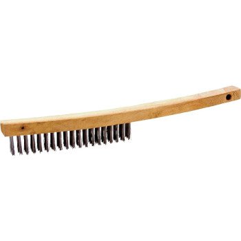 ProSource WB00319S Wire Brush, Metallic Bristle, 5/8 in W Brush, 14-1/4 in OAL