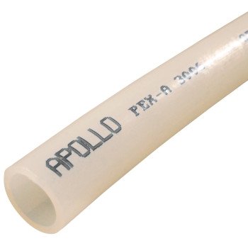 Apollo EPPW512 PEX-A Pipe Tubing, 1/2 in, Opaque, 5 ft L