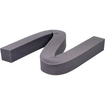 M-D 02535 Weatherstrip, 2-1/4 in W, 2-1/4 in Thick, 42 in L, Foam, Gray