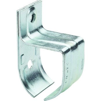 National Hardware N100-006 Round Rail Bracket, 2-13/16 in W x 2 in D x 4-5/16 in H Dimensions, Steel, Zinc