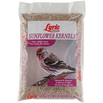 Lyric 26-47431 Bird Seed, Sunflower Kernel, 5 lb Bag