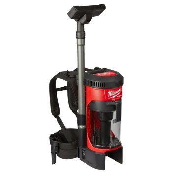 Milwaukee M18 FUEL 0885-20 Backpack Vacuum, 1 gal Vacuum, HEPA Filter, 18 V, Red Housing