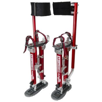 Metaltech I-BMDS1830 Drywall Stilt, 225 lb, 18 in Min H, 30 in Max H, Aluminum