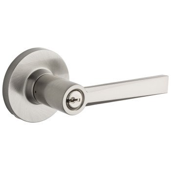 Weiser Westley Series 9SL50000-065 Entry Lever, Satin Nickel, Residential, Universal Hand, 3 Grade