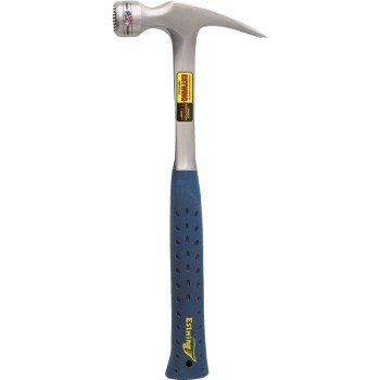 Estwing E3-22SMR Hammer, 22 oz Head, Framing, Rip Claw, Milled Head, Steel Head, 13-3/4 in OAL