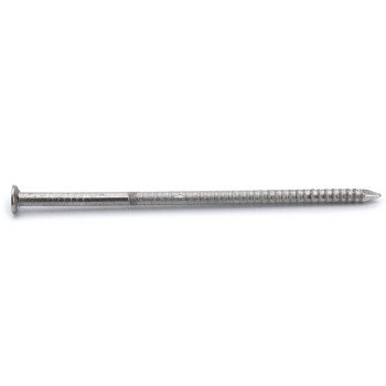 ProFIT 0241158S Siding Nail, 8D, 2-1/2 in L, 316 Stainless Steel, Checkered Brad Head, Ring Shank, 1 lb