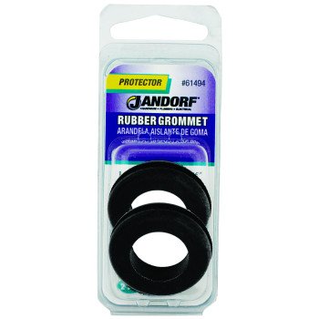 Jandorf 61494 Grommet, Rubber, Black, 5/16 in Thick Panel