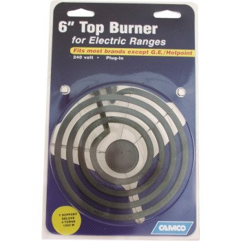 Camco USA 00243 Top Burner, 240 V, 1500 W, Plug