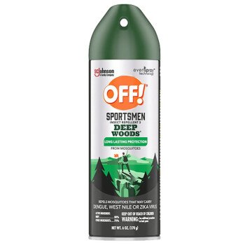 OFF! Deep Woods 61851 Sportsmen Insect Repellent II, 6 oz Aerosol Can, Clear