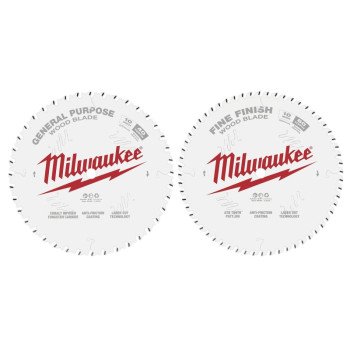 Milwaukee 48-40-1036 Circular Saw Blade, 10 in Dia, 5/8 in Arbor, 40, 60-Teeth, Carbide Cutting Edge