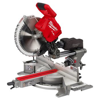 Milwaukee M18 FUEL 2739-20 Compound Miter Saw, Cordless, 12 in Dia Blade, 3500 rpm Speed, 50, 60 deg Max Miter Angle