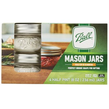 BERNARDIN Elite Series 6052864401 Mason Jar, 250 mL Capacity