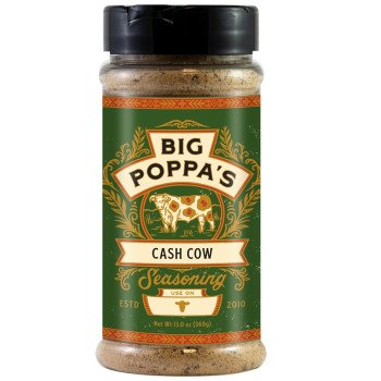Big Poppa's BP00211-C BBQ Seasoning, Cash Cow Flavor, 13 oz Shaker