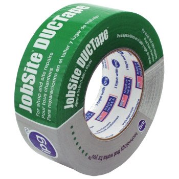 IPG 6700 Duct Tape, 60 yd L, 1.88 in W, Poly-Coated Cloth Backing, Silver