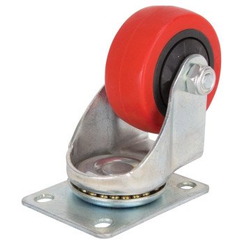 ProSource JC-383-G Swivel Caster, 3 in Dia Wheel, Polyurethane Wheel, 176 lb, Steel Housing Material