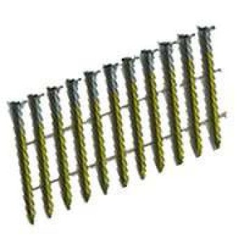 ProFIT 0616870 Framing Nail, Wire Weld Collation, 3 in L, 11 Gauge, Steel, Galvanized, Round Head, Smooth Shank