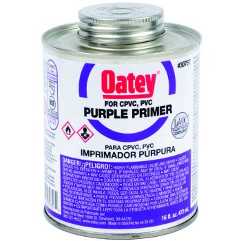 Oatey 30757 Primer, Liquid, Purple, 16 oz Case