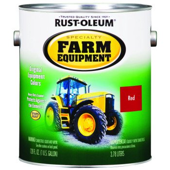 RUST-OLEUM SPECIALTY 7466402 Farm Equipment Enamel, International Red, 1 gal Can