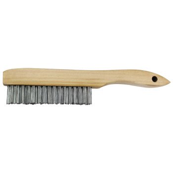 Premier 416 Standard Wire Brush, Metal Trim, Wood Handle