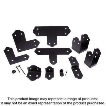 Simpson Strong-Tie Mission APA4 90 deg Angle, 3 in W, 3-1/4 in D, 3 in H, Steel, Black, Powder-Coated