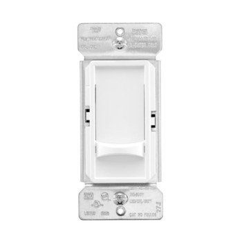 Eaton FSUL06-W-KB-L Slide Dimmer, 120 V, 3-Gang, White