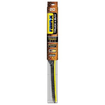 Rain-X Truck & SUV 870220 Wiper Blade, Beam Blade, 20 in L Blade, Synthetic Rubber