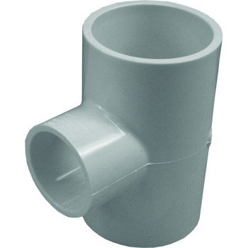 IPEX 435803 Pipe Tee, 1-1/2 x 1-1/4 in, Socket, PVC, White, SCH 40 Schedule, 150 psi Pressure