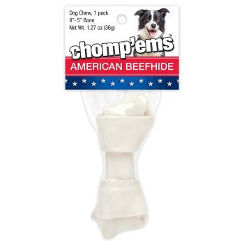 Westminster Chomp'ems 21104 Flat Knot Bone, 4 to 5 in Shrink Wrap