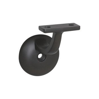 National Hardware N332-916 1-Piece Handrail Bracket, 250 lb, Zinc, Oil-Rubbed Bronze