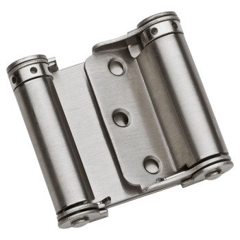 National Hardware N100-051 Spring Hinge, Cold Rolled Steel, Satin Nickel, Surface Mounting, 12 lb