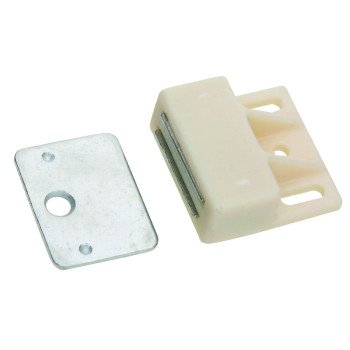 National Hardware V712 Series N149-823 Magnetic Catch, Nylon/Steel, White