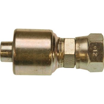 Gates MegaCrimp G25170-0405 Coupling, 1/2-20, Flare, Steel, Zinc