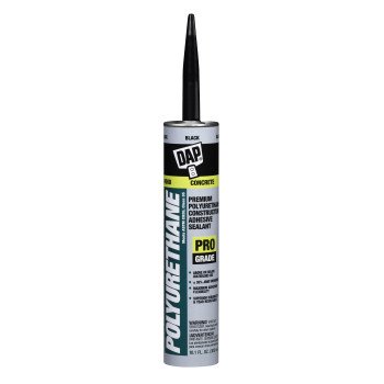 DAP 18816 Sealant, Black, 4 to 7 Days Curing, 10.1 fl-oz Cartridge