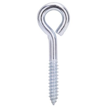 ProSource LR255 Lag Screw Eye, 11.4 mm Thread, Screw Thread, 2 in L Thread, 1-15/16 in Dia Eye, 381 lb Working Load